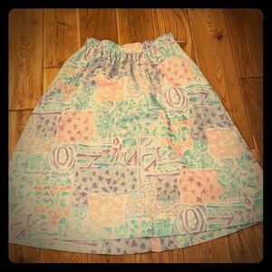 Vintage geometric skirt‎